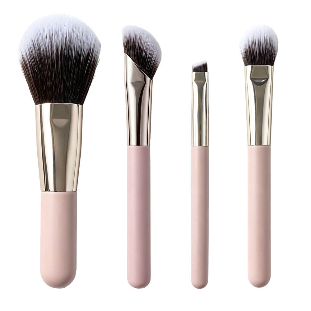 4pcs Travel Brush Kit Mini Makeup Brush Set