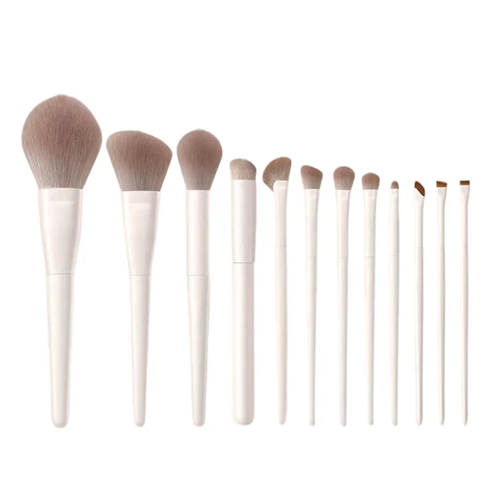 Cloud Porcelain 12-Piece Makeup Brush Set