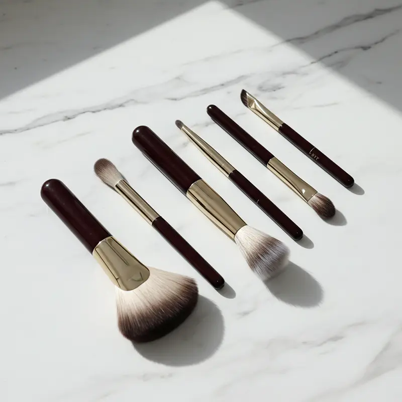 Professional 6pcs Vintage Makeup Brush Set