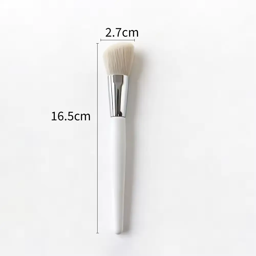 5pcs White Luxury Makeup Brushes Set