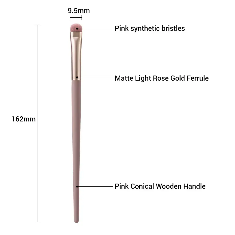 7pcs High Quality Grey Pink Makeup Brush Set
