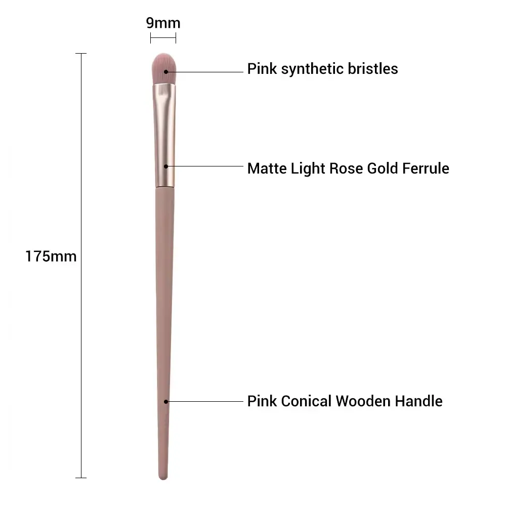 7pcs High Quality Grey Pink Makeup Brush Set