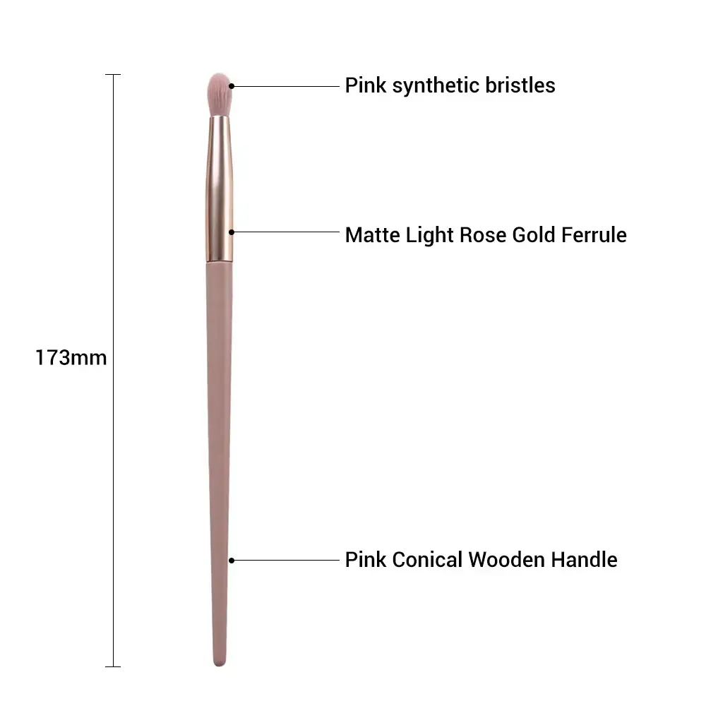 7pcs High Quality Grey Pink Makeup Brush Set